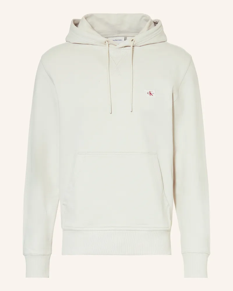 Calvin Klein Hoodie grau Hellgrau