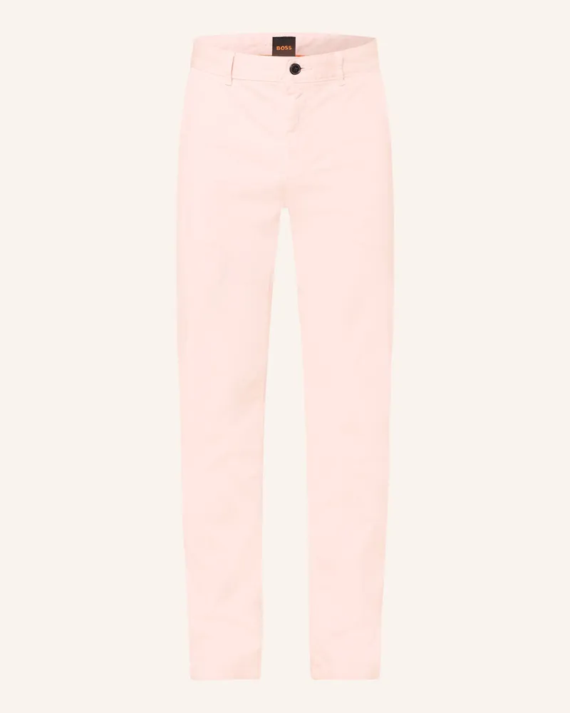 HUGO BOSS Chino CHINO Slim Fit Hellrosa