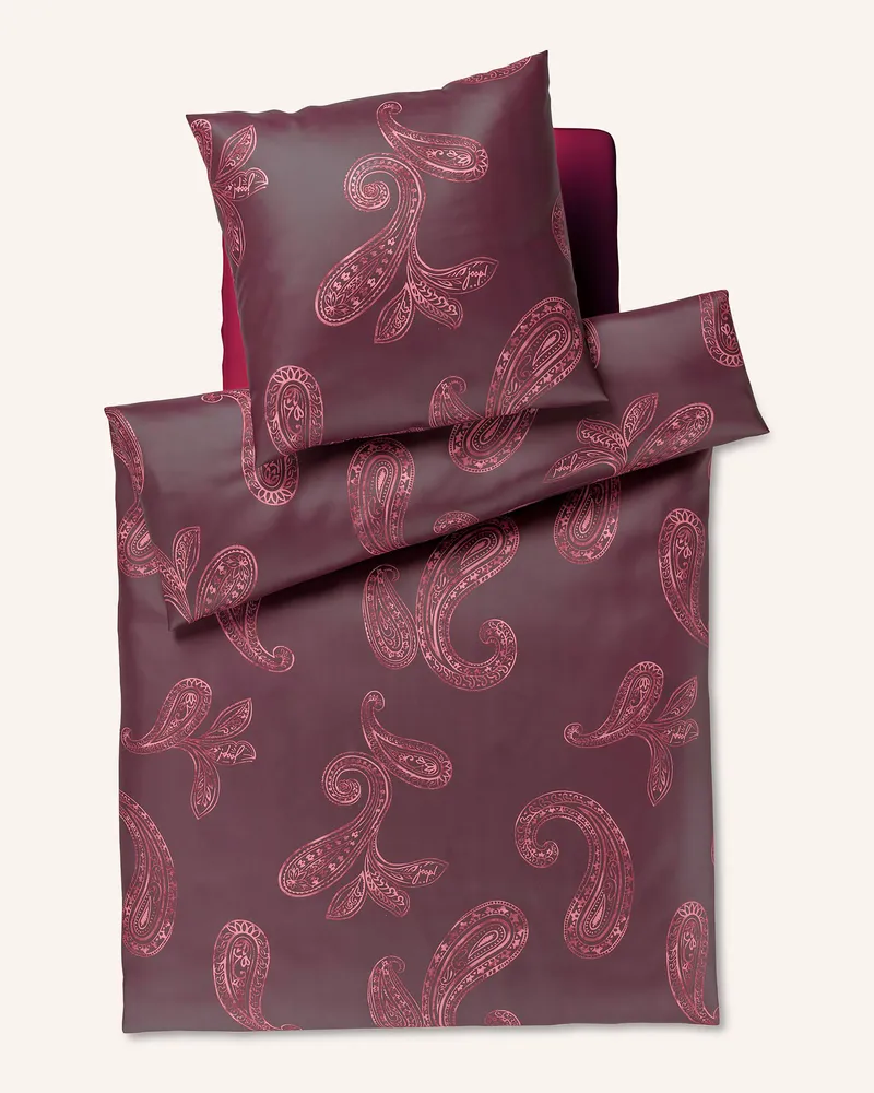 JOOP! Bettwäsche JOOP! PAISLEY Dunkelrot