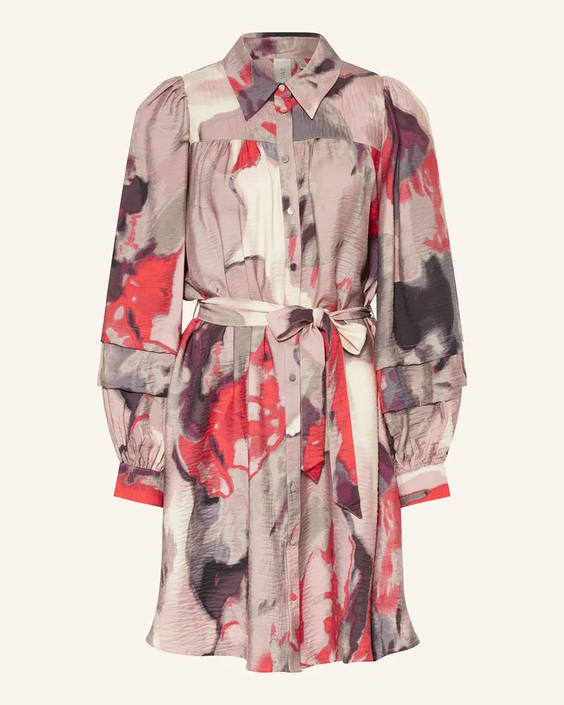 Y.A.S Hemdblusenkleid beige Helllila