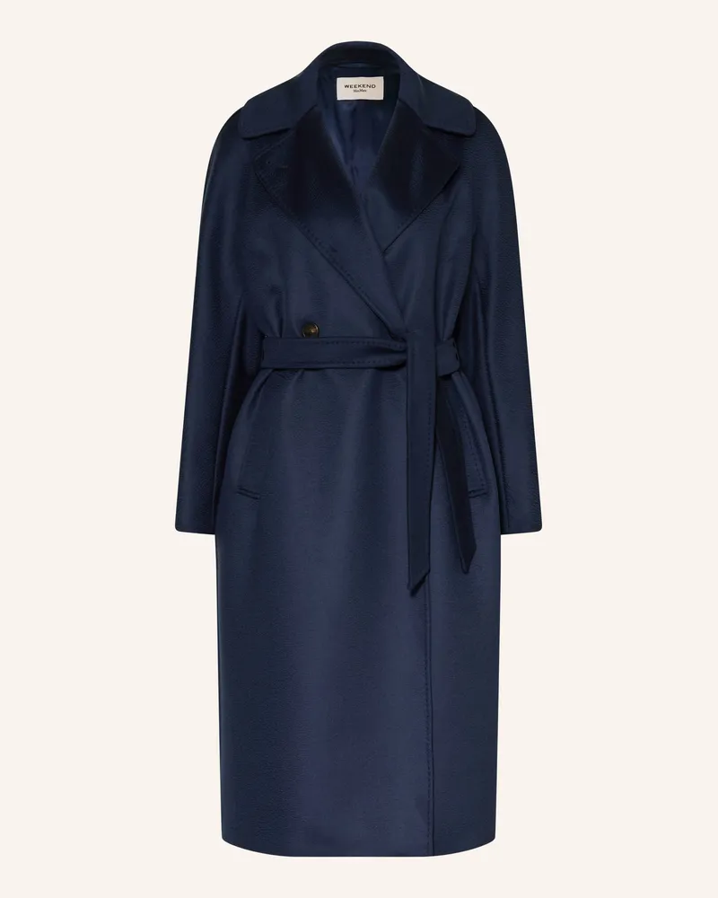 Max Mara Wollmantel Resina blau Dunkelblau