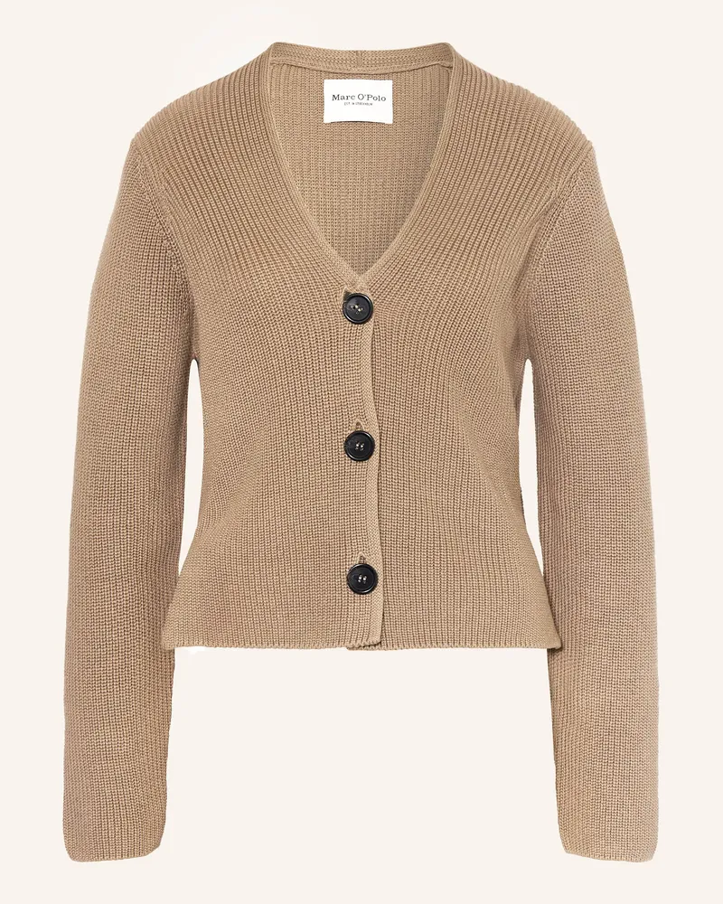 Marc O'Polo Strickjacke braun Taupe