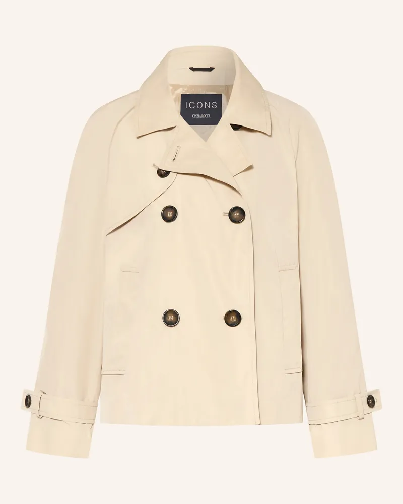 Cinzia Rocca Trench-Jacke beige Beige