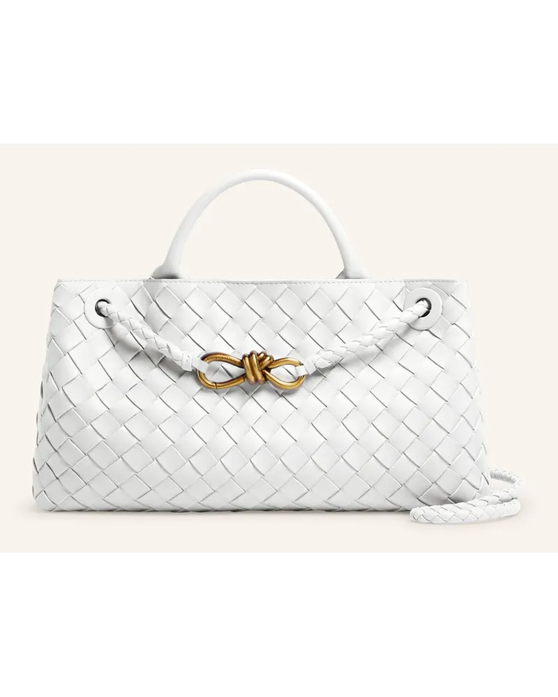 Bottega Veneta Handtasche ANDIAMO SMALL Weiss