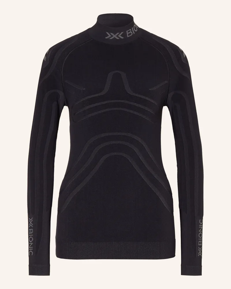 X-Bionic Funktionswäsche-Shirt Heatloop schwarz Schwarz