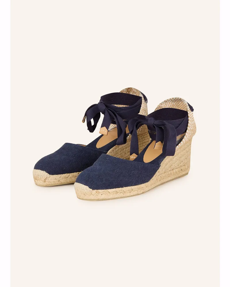Castañer Wedges Carina blau Dunkelblau
