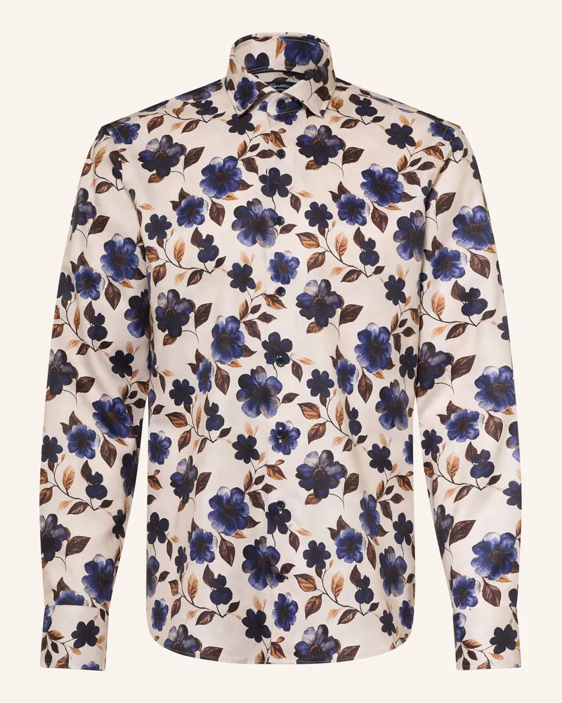 Olymp Hemd Signature Tailored Fit blau Creme