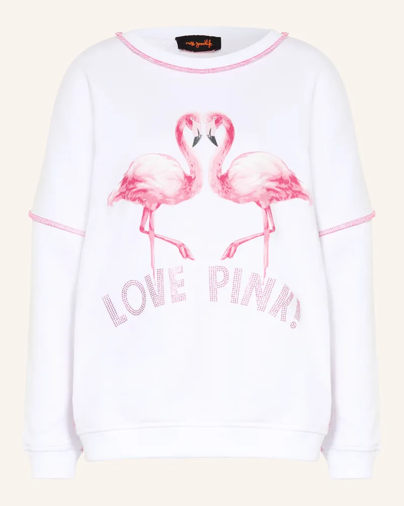 Miss Goodlife Oversized-Sweatshirt weiss Weiss