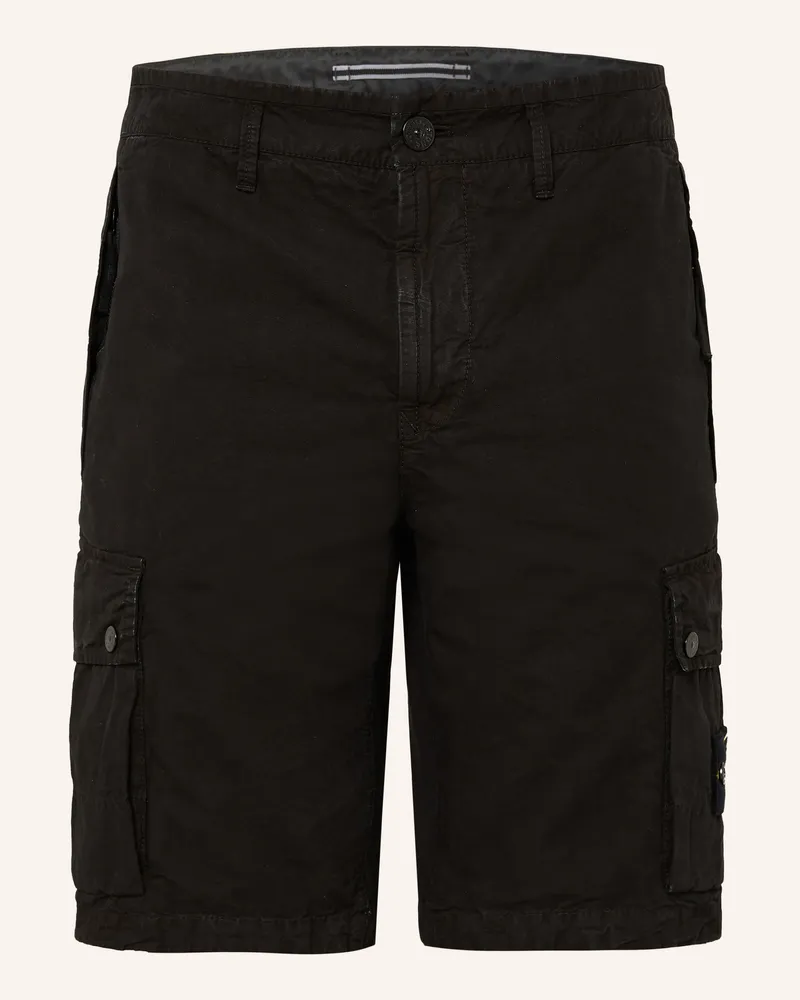 Stone Island Cargoshorts Schwarz