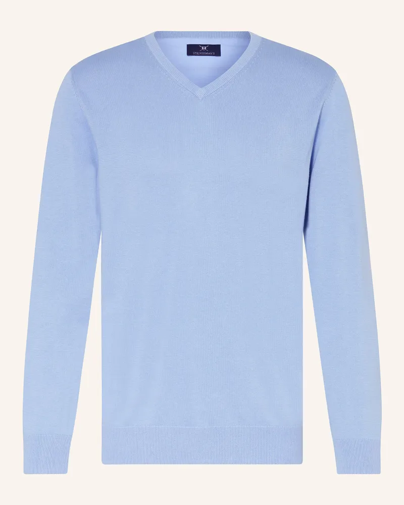 Strokesman's Pullover blau Hellblau