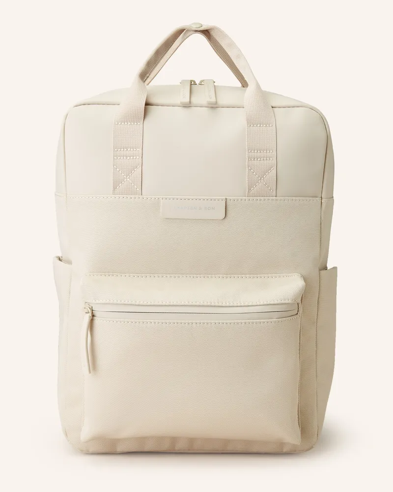 Kapten & Son Rucksack Bergen Pro 11 L Mit Laptop-Fach beige Hellbraun