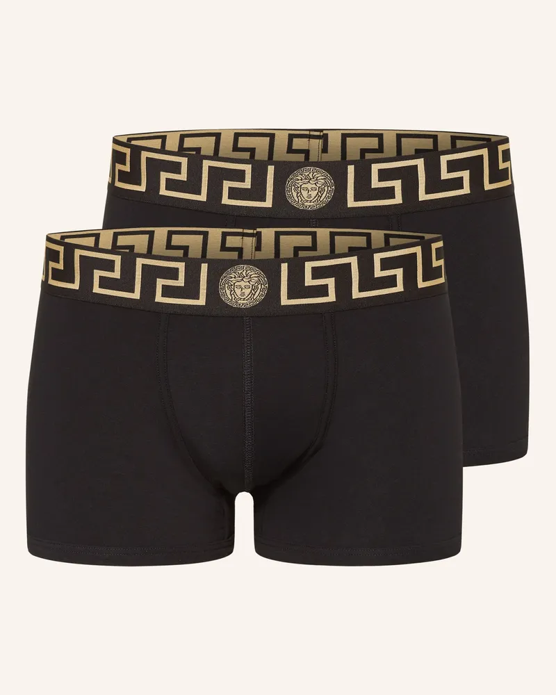 Versace 2er-Pack Boxershorts Schwarz