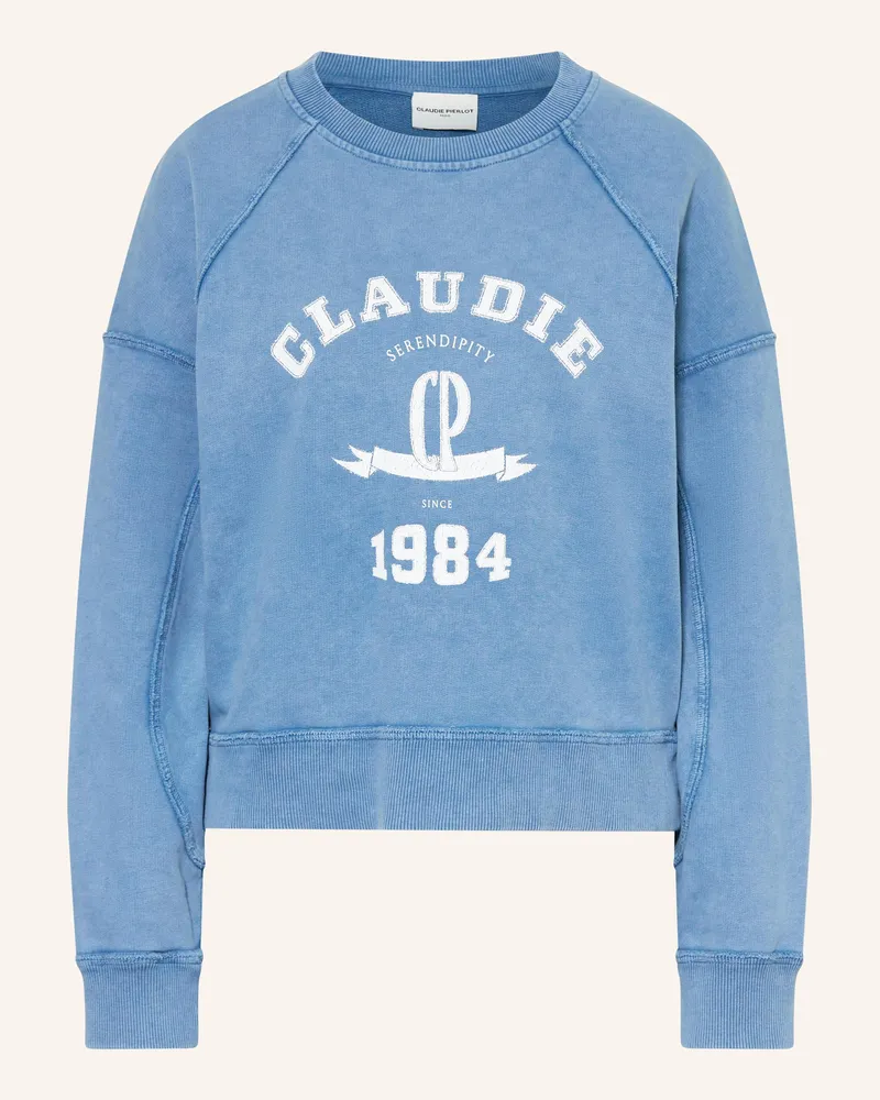 Claudie Pierlot Sweatshirt Blau