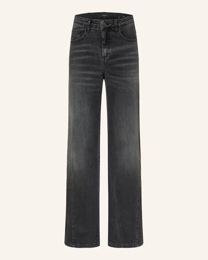 OPUS Wide Leg Jeans Miva grau 70271