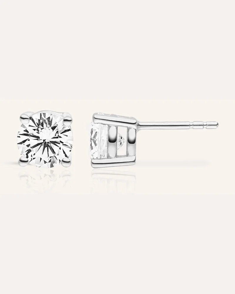 VEYNOU Ohrstecker ELLA aus 14 Karat Weißgold und 0,72ct. Diamanten Weissgold