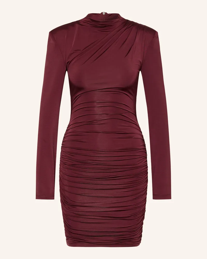 ROTATE Birger Christensen Jerseykleid rot Dunkelrot