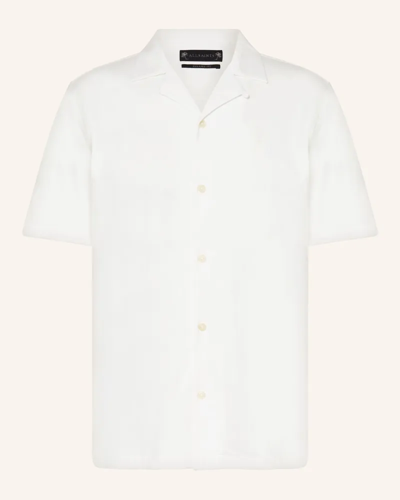 AllSaints Resorthemd Hudson Relaxed Fit weiss Weiss