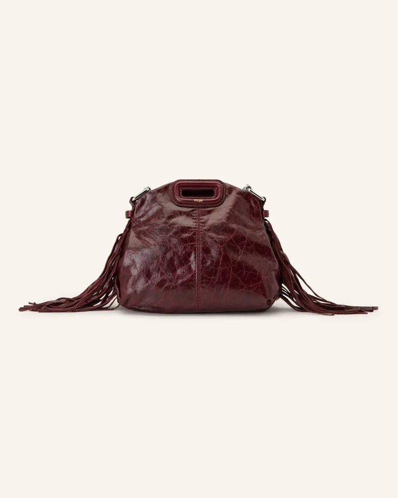 Maje Handtasche rot Dunkelrot