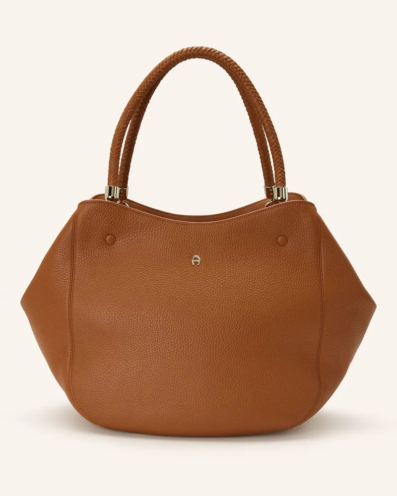Aigner Shopper Carré Large braun Cognac