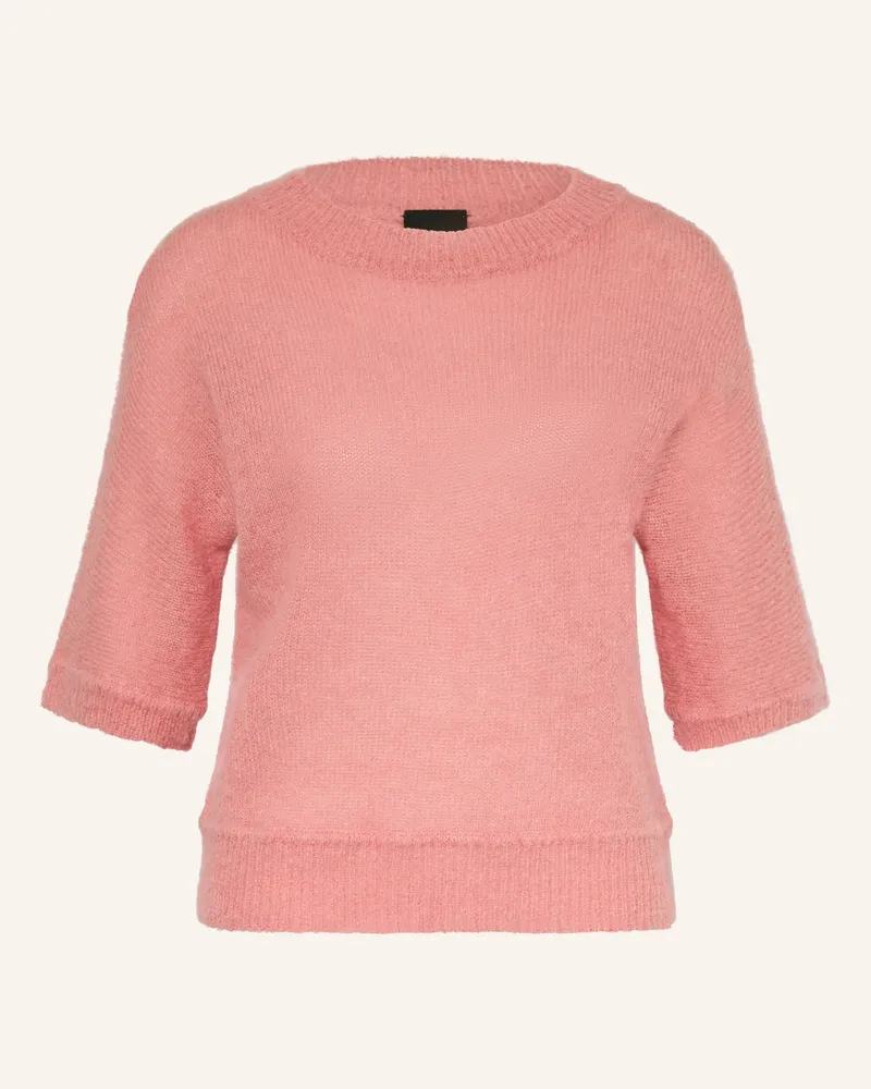 HUGO BOSS Alpaka-Pullover Fancer Mit 3/4-Arm rosa Hellrot