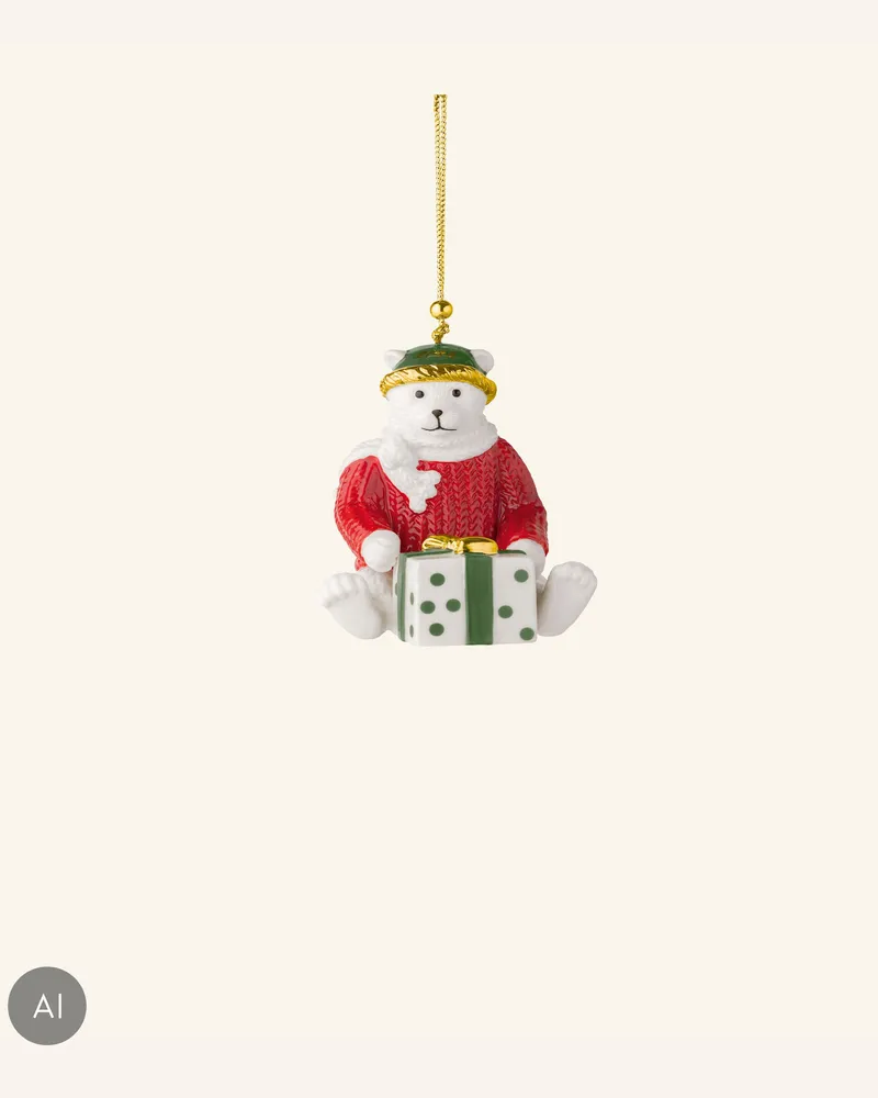 Villeroy & Boch Ornament Teddybär 2026 Christmas Classics gold Gold