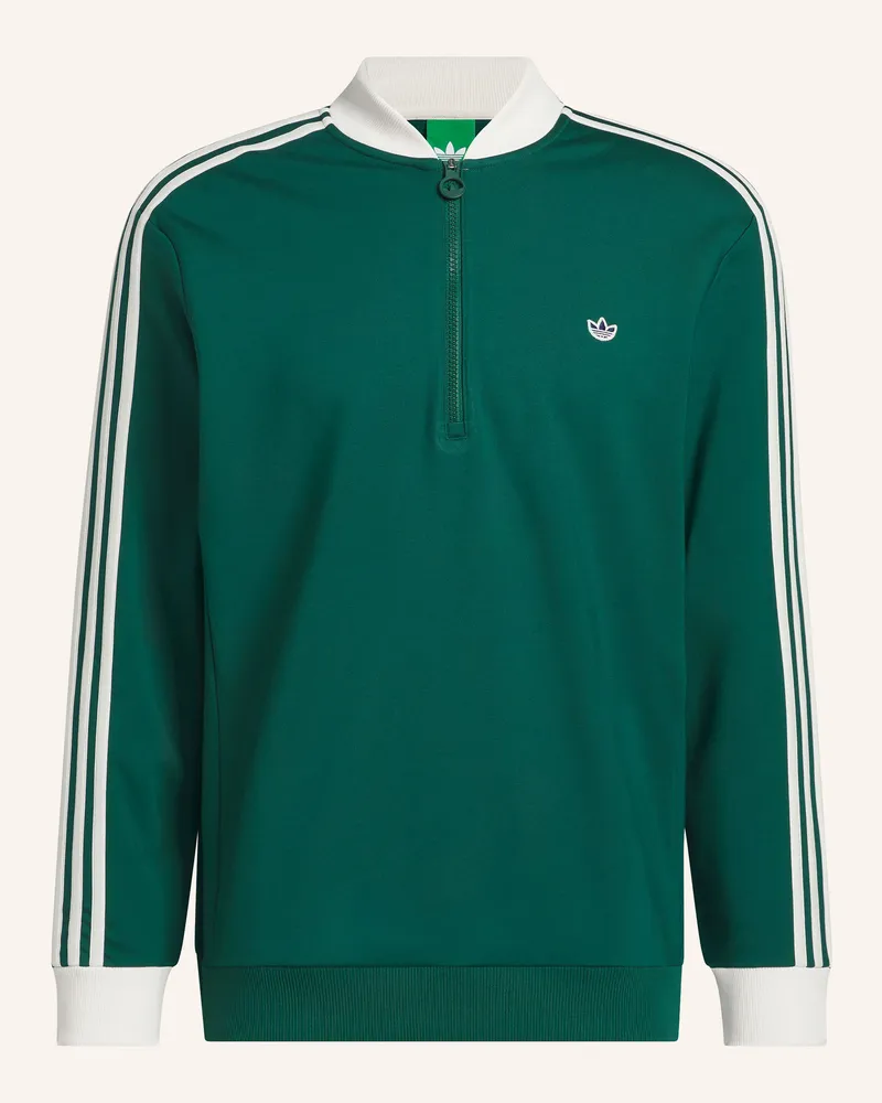 adidas Sweatshirt Originals 3-Streifen gruen Dunkelgrün