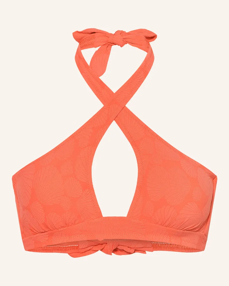 watercult Neckholder-Bikini-Top COASTAL DAYDREAM Hellrot