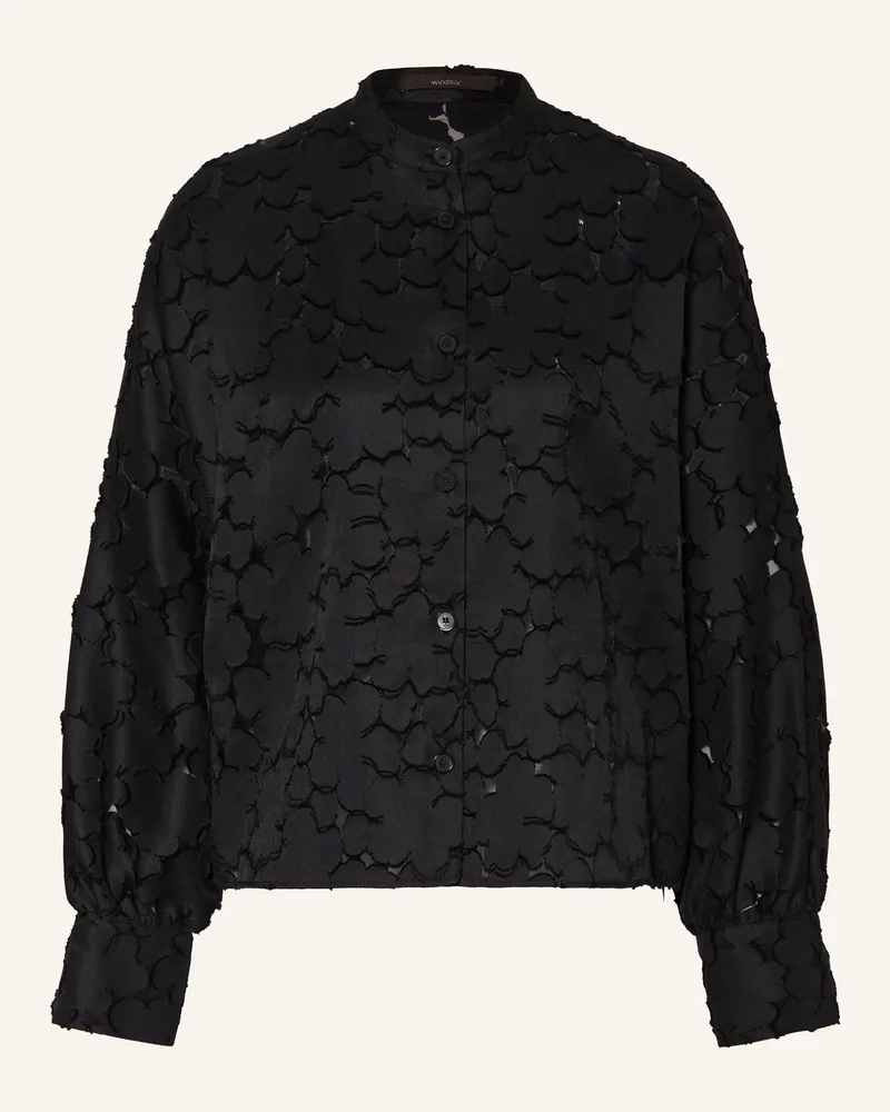 windsor. Bluse Schwarz