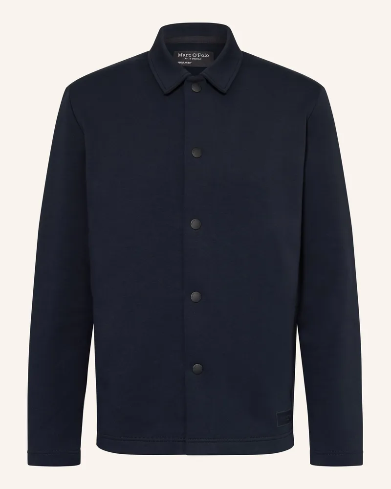 Marc O'Polo Sweat-Overshirt Regular Fit Dunkelblau