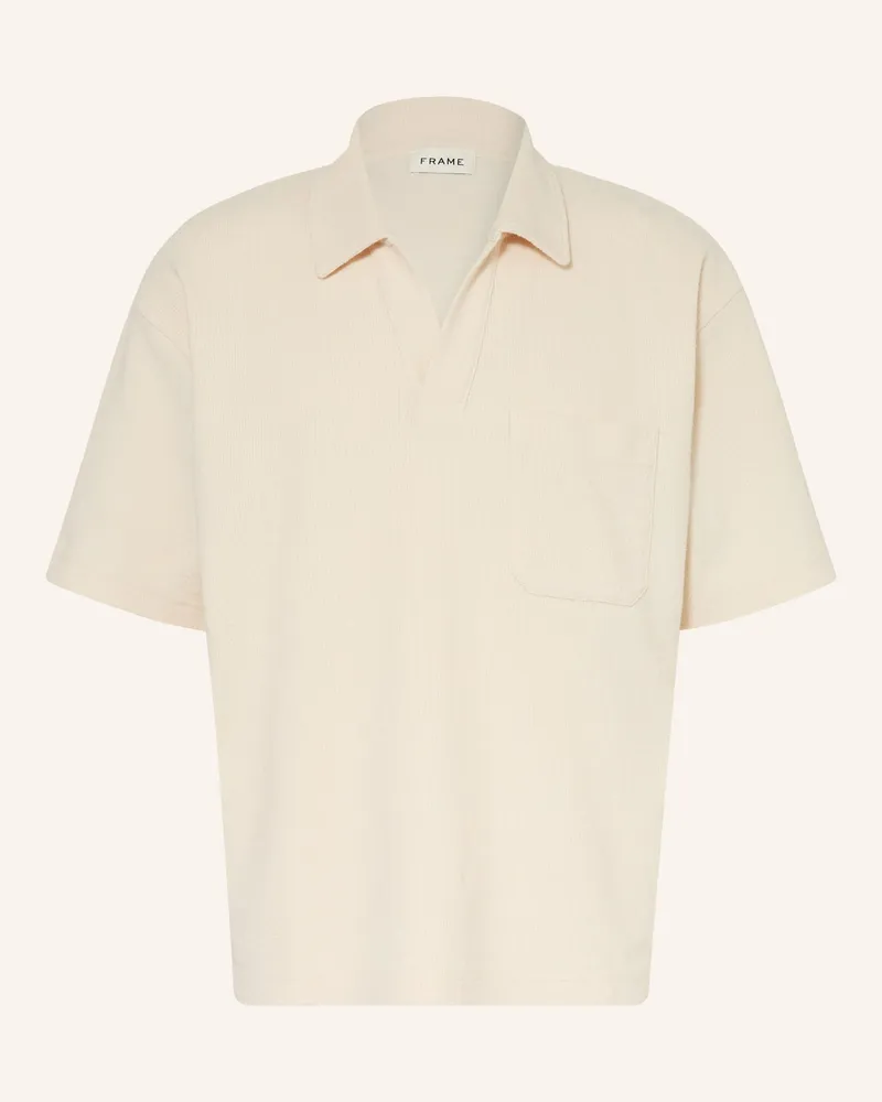 Frame Denim Frottee-Poloshirt Beige