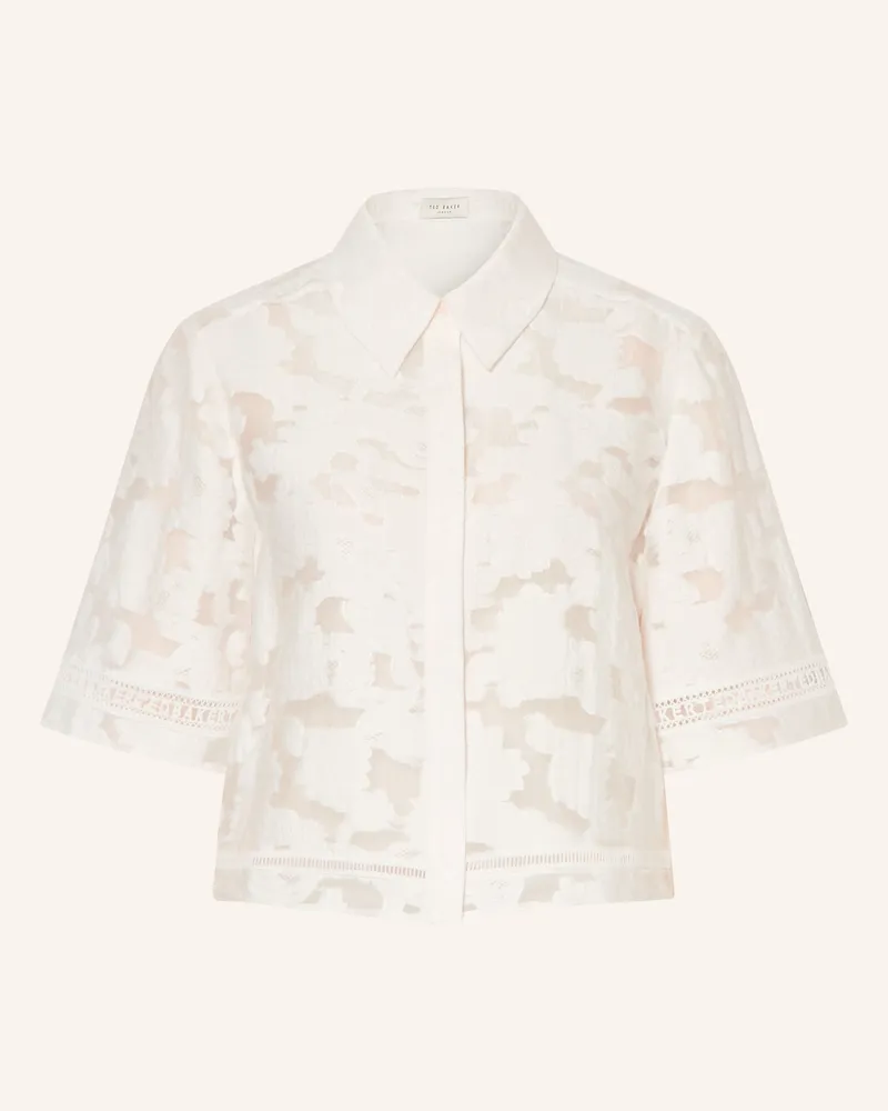 Ted Baker Hemdbluse Khayt Mit Spitze weiss Weiss