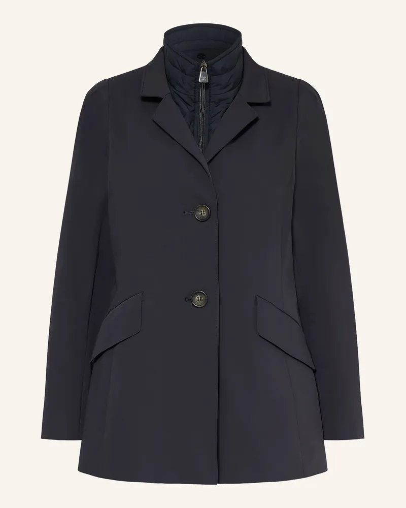 Cinzia Rocca Jacke mit herausnehmbarer Blende Dunkelblau