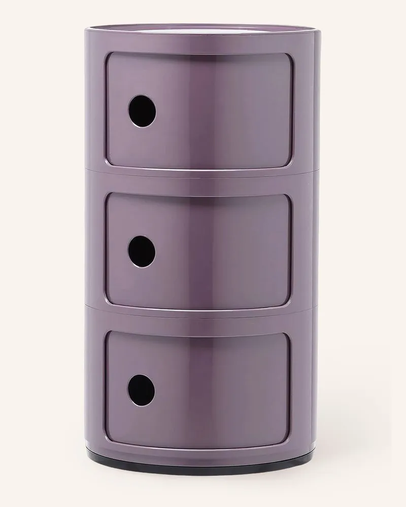 Kartell Beistelltisch Componibili lila Helllila