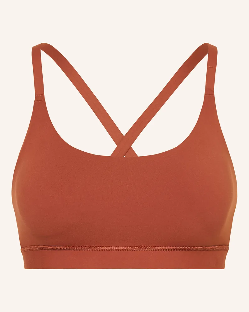 adidas Sport-Bh All Me Light Support Bra rot Dunkelorange