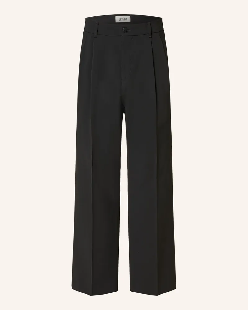 Drykorn Chino Leek_Wide Wide Fit schwarz Schwarz