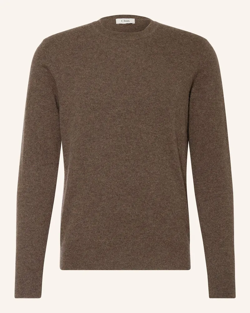 Chas Cashmere-Pullover Braun