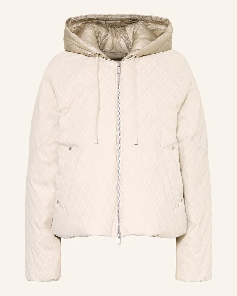 Moose Knuckles Lightweight-Daunenjacke Tegan Mt Abnehmbarer Kapuze grau Beige