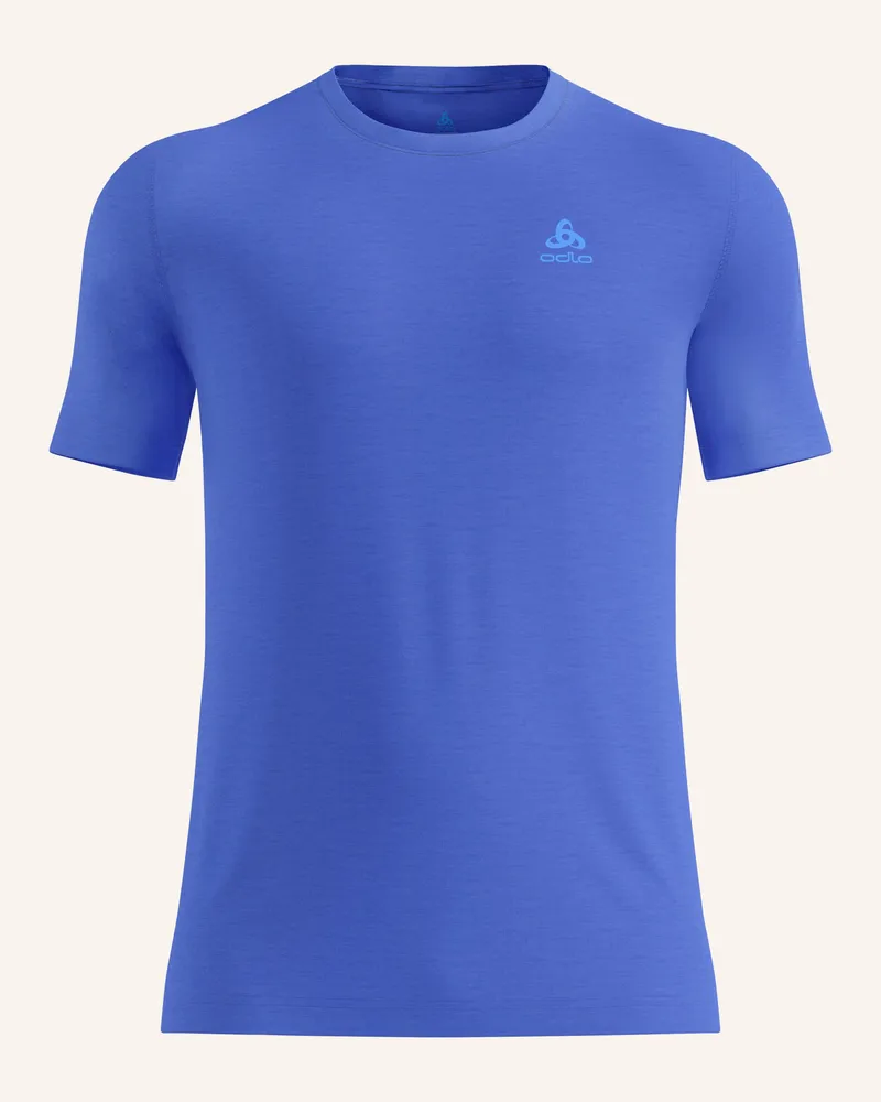 Odlo Funktionswäsche-Shirt Natural Merino 160 Aus Merinowolle blau Blau
