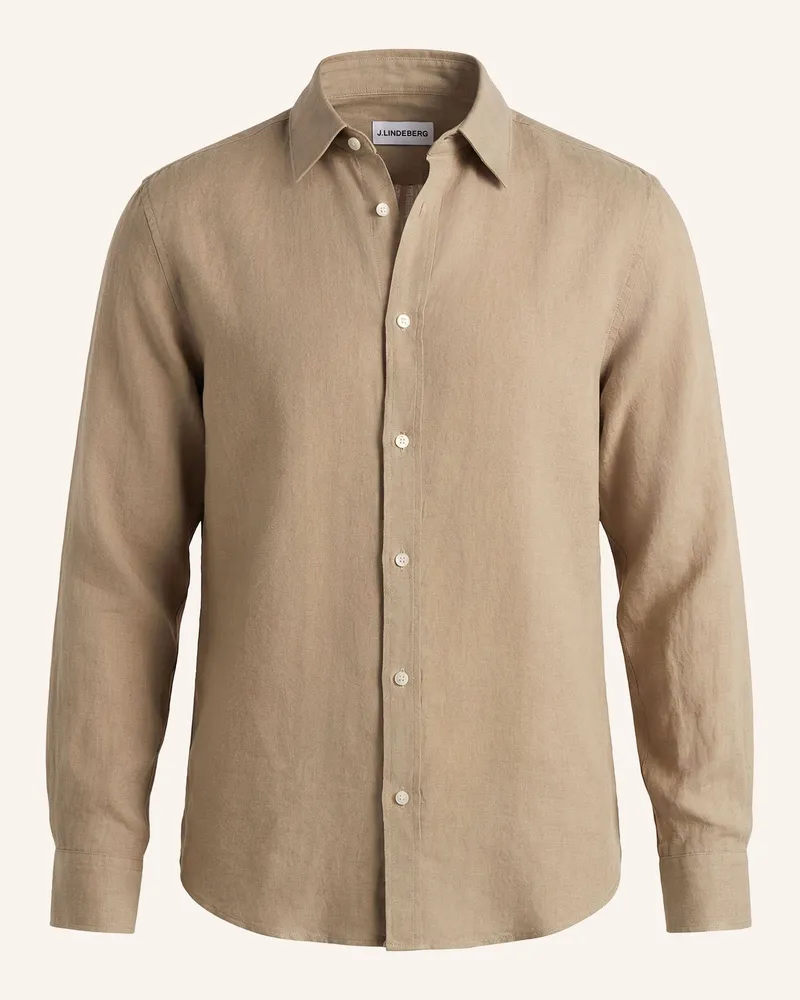 J.Lindeberg Hemd braun Beige