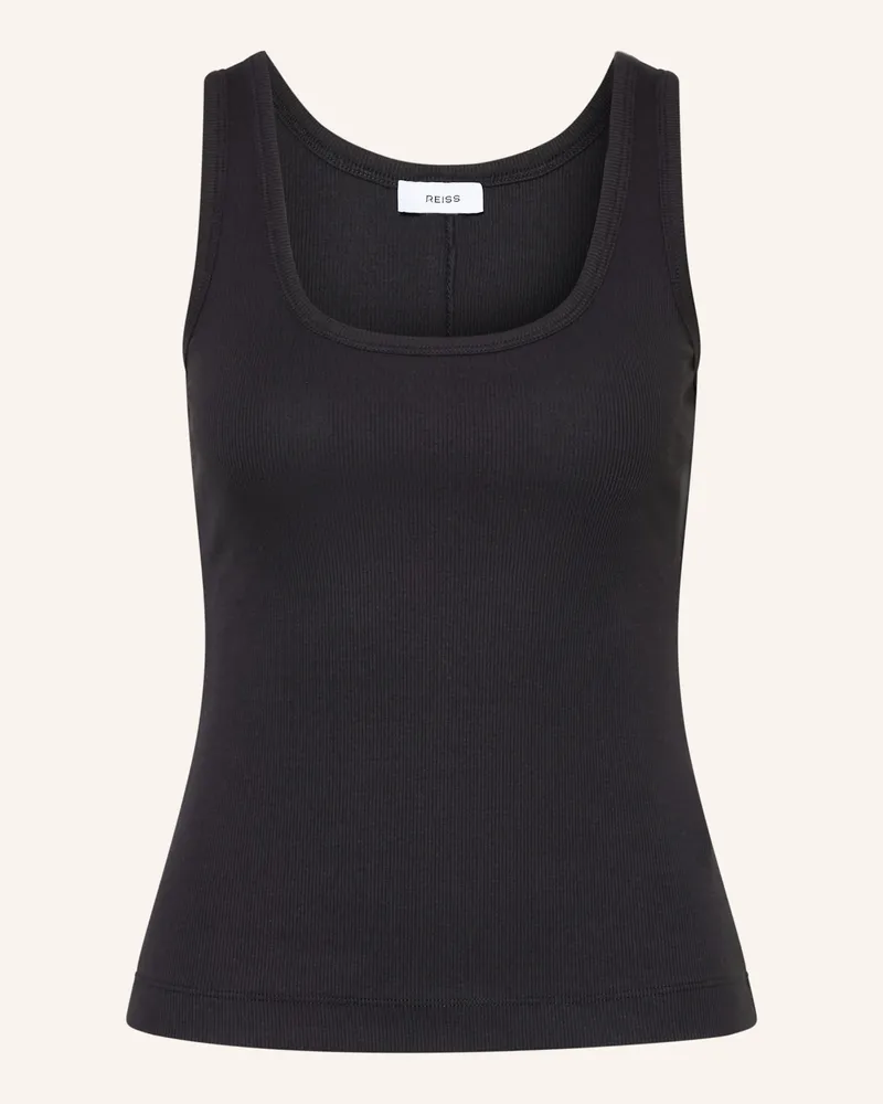 Reiss Top Violet schwarz Schwarz