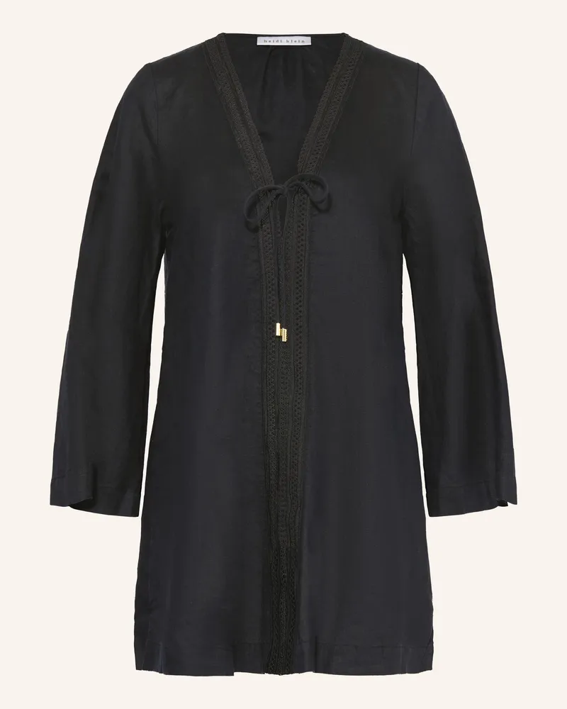 Heidi Klein Strandkleid Meteora Aus Leinen schwarz Schwarz