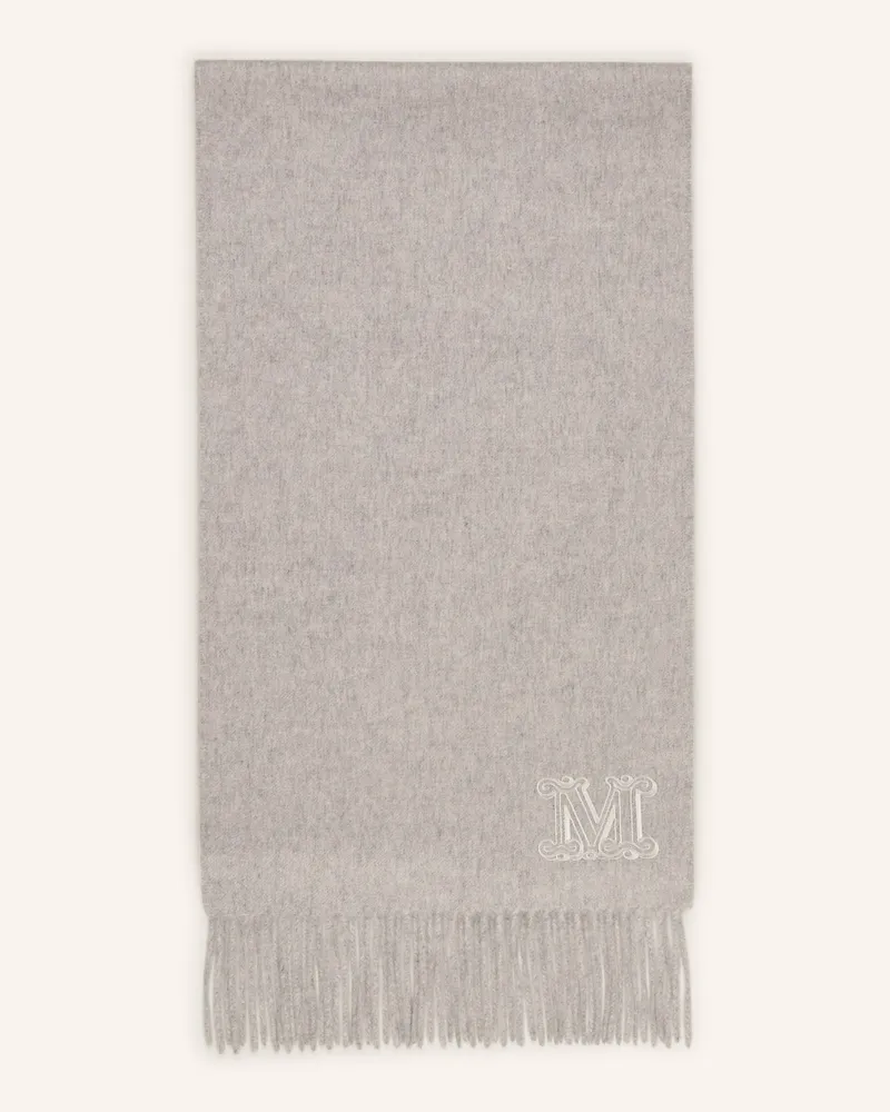 Max Mara Cashmere-Schal Hellgrau
