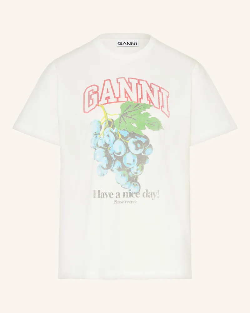 Ganni T-Shirt Ecru