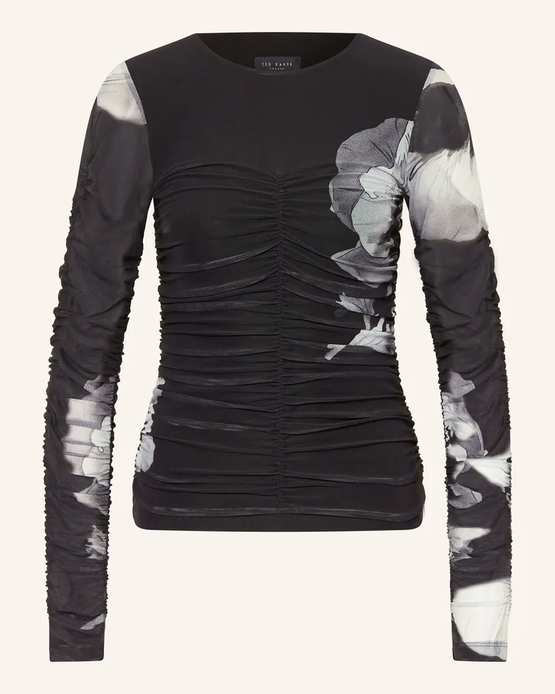 Ted Baker Blusenshirt Ikena schwarz Dunkelgrau