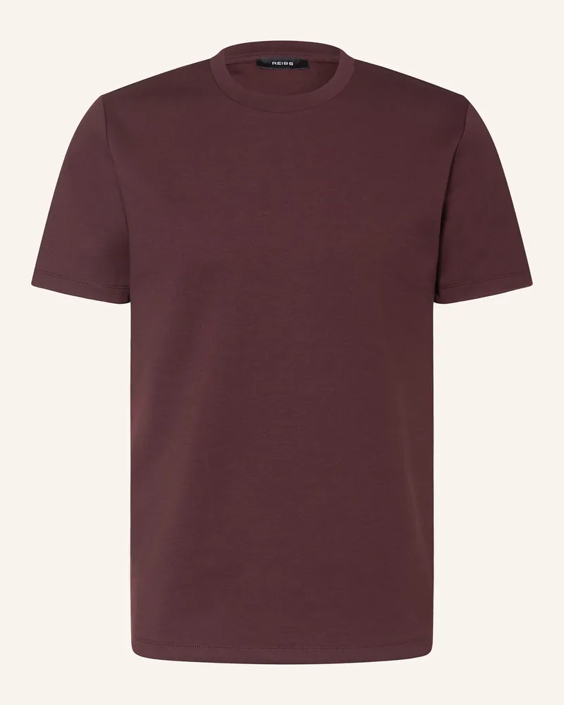 Reiss T-Shirt Bradley rot Dunkelrot