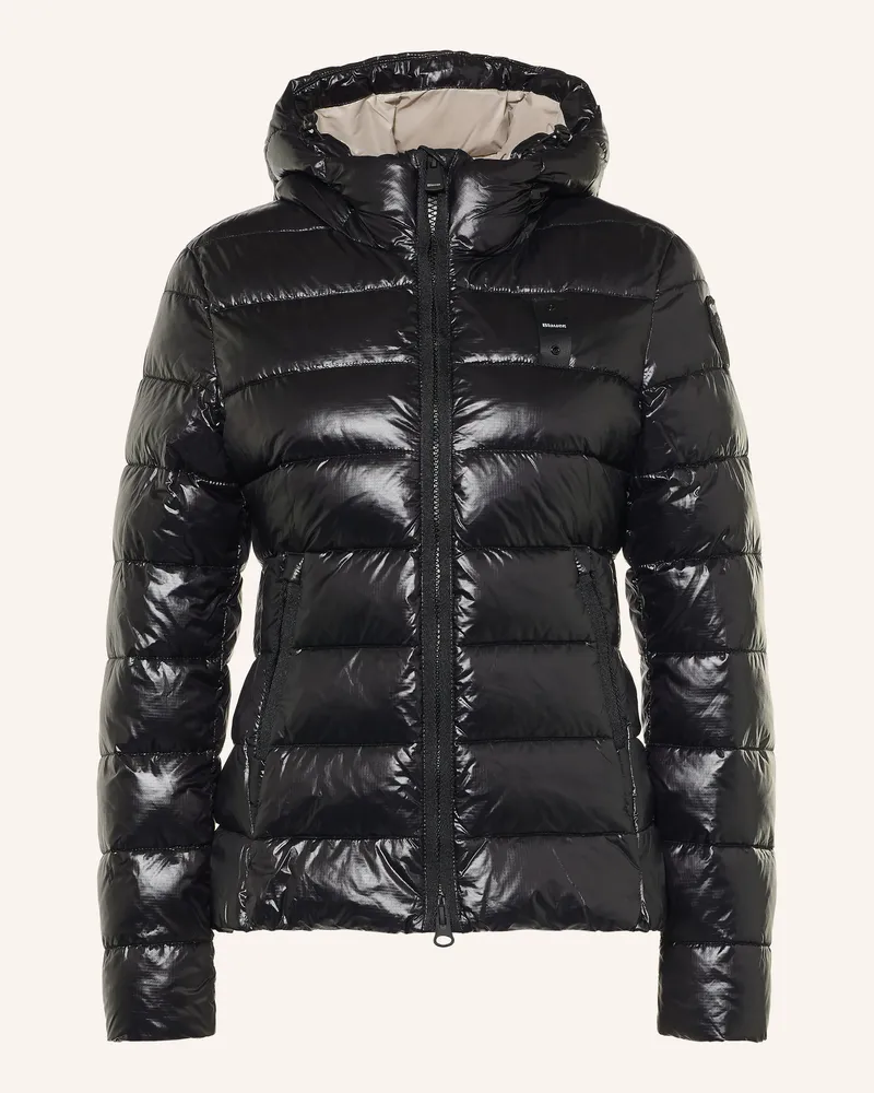 Blauer Steppjacke Caroll schwarz Schwarz