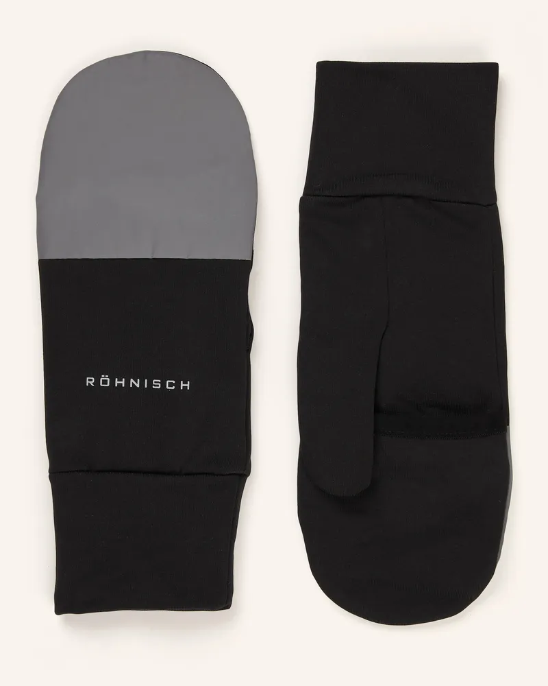 Röhnisch Multisport-Handschuhe GLOW RUNNING Schwarz
