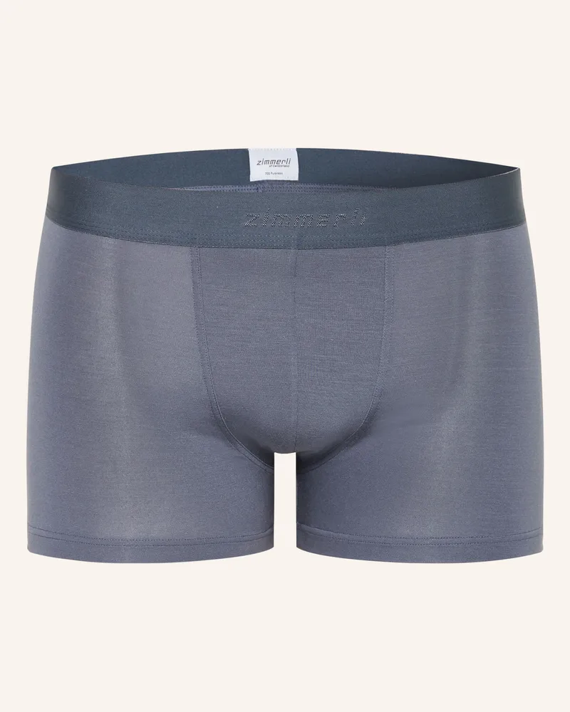 Zimmerli Boxershorts Pureness blau Blaugrau