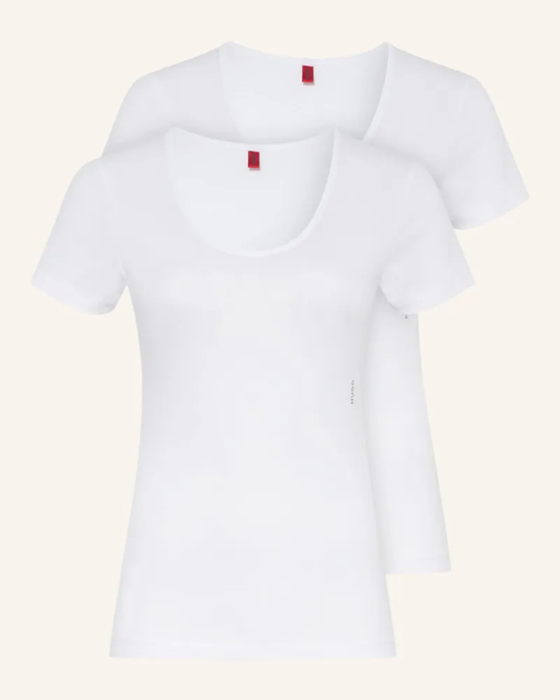 HUGO BOSS 2er-Pack T-Shirts weiss Weiss