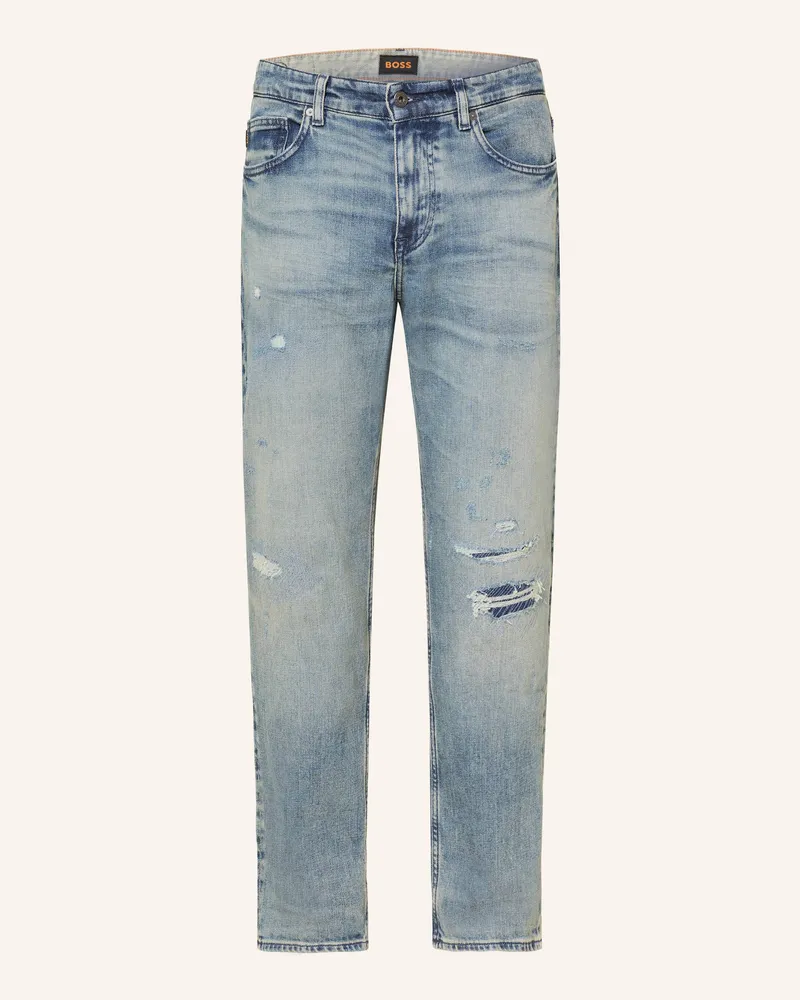 HUGO BOSS Jeans Troy Bo Regular Taper Fit blau 448